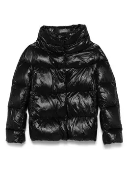 Herno Kids пуховик с логотипом, черный