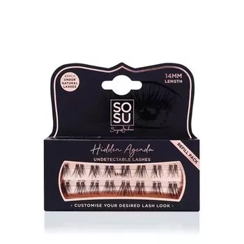 Hidden Agenda Отдельные ресницы 14 мм Sosu Cosmetics