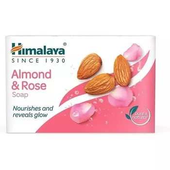 Himalaya Herbals Увлажняющее мыло «Миндаль и роза» 75г