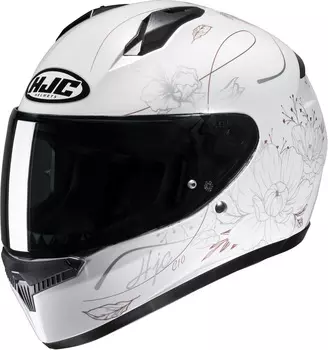 Шлем HJC C10 Epik женский, белый/розовый