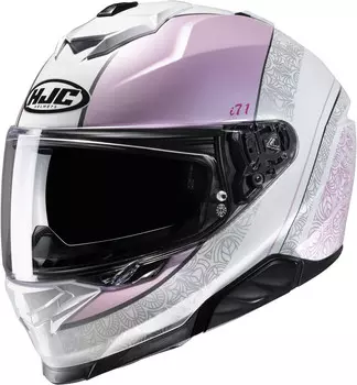 Шлем HJC i71 Sera женский, белый/розовый
