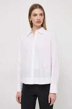 Хлопчатобумажная рубашка Armani Exchange, белый