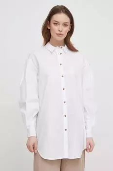 Хлопчатобумажная рубашка Barbour, белый