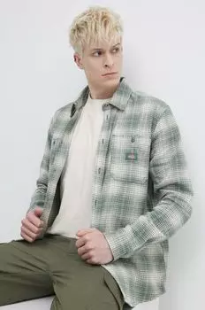 Хлопчатобумажная рубашка Dickies, зеленый