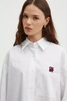 Хлопчатобумажная рубашка Dkny, белый