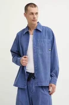 Хлопчатобумажная рубашка G-Star Raw, синий