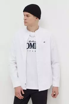 Хлопчатобумажная рубашка Tommy Jeans, белый