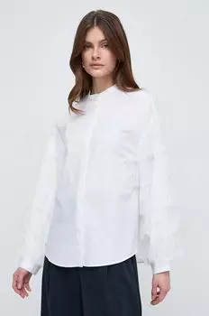 Хлопчатобумажная рубашка Twinset, белый