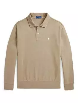 Хлопчатобумажная толстовка с завязками Ralph Lauren, цвет Desert Khaki