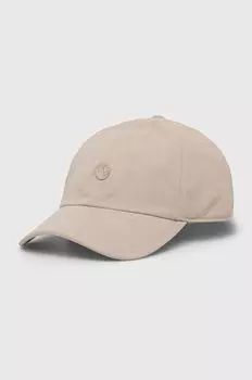 Хлопковая бейсболка adidas Originals, бежевый