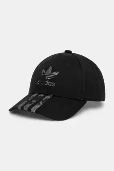 Хлопковая бейсболка adidas Originals, черный