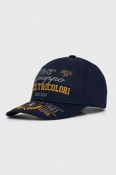 Хлопковая бейсболка Aeronautica Militare, темно-синий