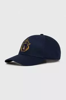 Хлопковая бейсболка Aeronautica Militare, темно-синий