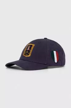 Хлопковая бейсболка Aeronautica Militare, темно-синий