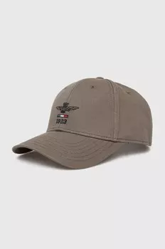 Хлопковая бейсболка Aeronautica Militare, зеленый