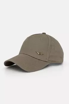 Хлопковая бейсболка Aeronautica Militare, зеленый
