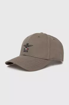 Хлопковая бейсболка Aeronautica Militare, зеленый
