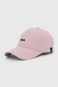 Хлопковая бейсболка Balr., розовый