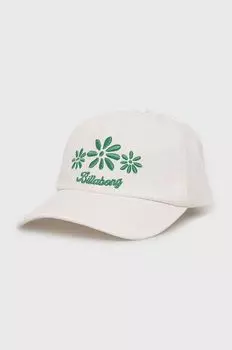 Хлопковая бейсболка Billabong, белый