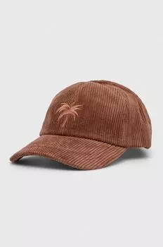 Хлопковая бейсболка Billabong, коричневый