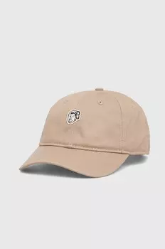 Хлопковая бейсболка Billionaire Boys Club, бежевый