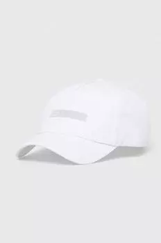 Хлопковая бейсболка Calvin Klein, белый
