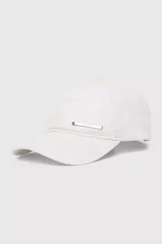 Хлопковая бейсболка Calvin Klein, белый