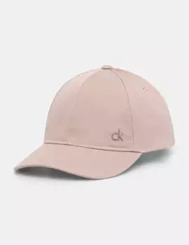 Хлопковая бейсболка Calvin Klein, розовый