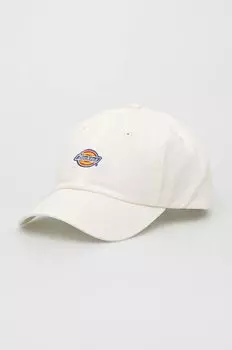 Хлопковая бейсболка Dickies, белый