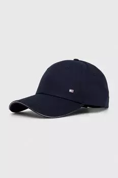 Хлопковая бейсболка Tommy Hilfiger, темно-синий