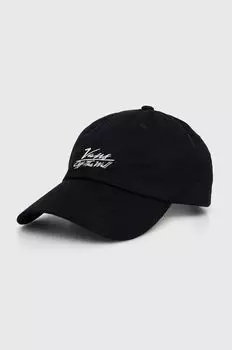 Хлопковая бейсболка Vans, черный
