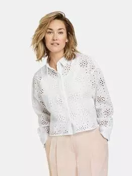 Хлопковая блузка Gerry Weber, белый