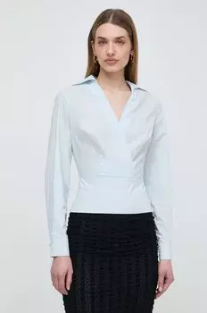 Хлопковая блузка Marciano Guess, синий