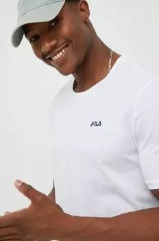 Хлопковая футболка (2 шт.) Fila, белый