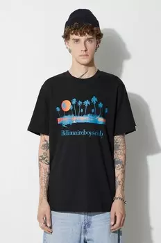 Хлопковая футболка Billionaire Boys Club, черный