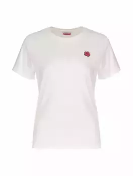 Хлопковая футболка Boke Flower Kenzo, белый