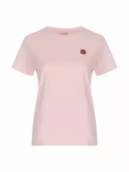 Хлопковая футболка Boke Flower Kenzo, розовый