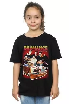 Хлопковая футболка Bromance Homage Friends, черный