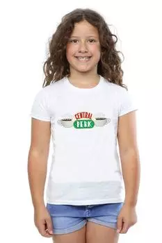 Хлопковая футболка Central Perk Friends, белый