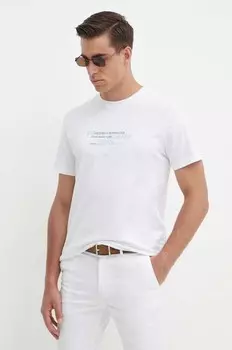 Хлопковая футболка CINTHOM Pepe Jeans, белый