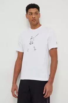 Хлопковая футболка Fila, белый