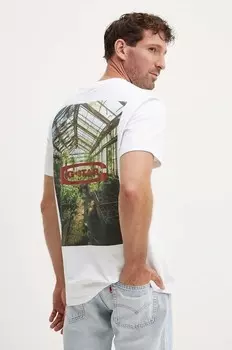 Хлопковая футболка G-Star Raw, белый