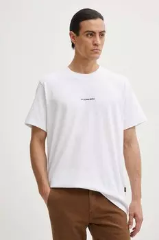 Хлопковая футболка G-Star Raw, белый