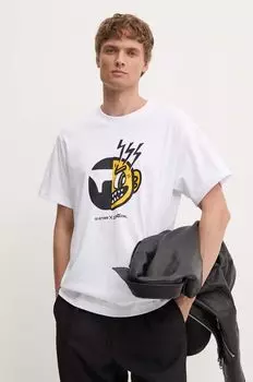 Хлопковая футболка G-Star Raw, белый