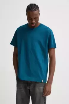 Хлопковая футболка G-Star Raw, бирюзовый