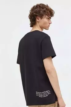 Хлопковая футболка G-Star Raw, черный