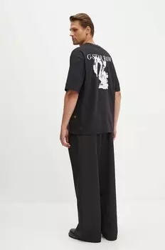 Хлопковая футболка G-Star Raw, черный