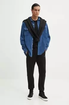 Хлопковая футболка G-Star Raw, черный