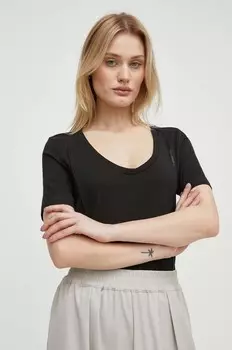 Хлопковая футболка G-Star Raw, черный