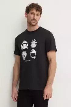 Хлопковая футболка G-Star Raw, черный